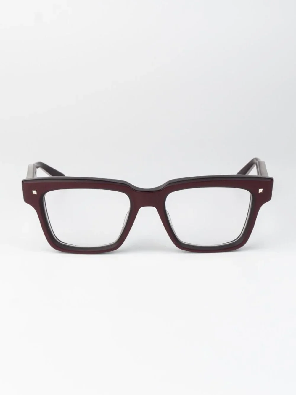 Valentino Women Eyeglasses Matte Burgundy Square V-ESSENTIAL I VLX-121 C